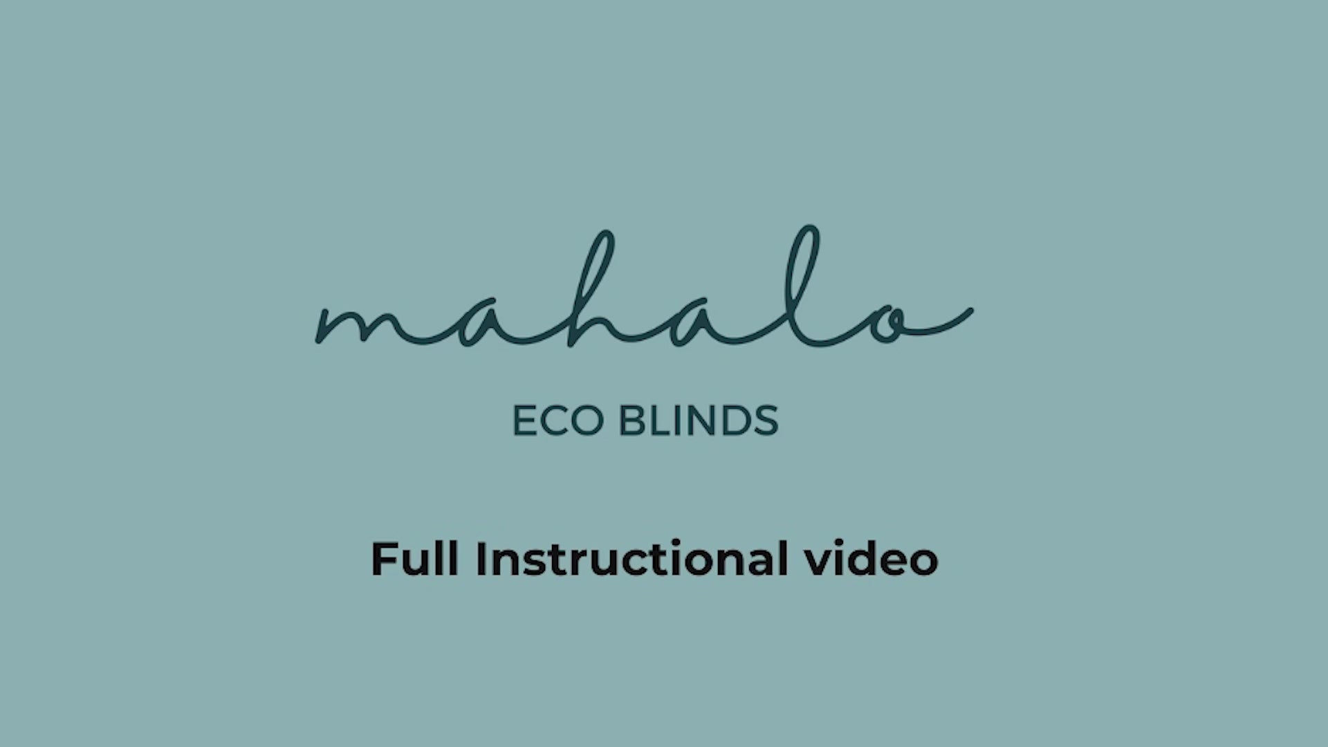 Calming Waves Eco Blockout Blind