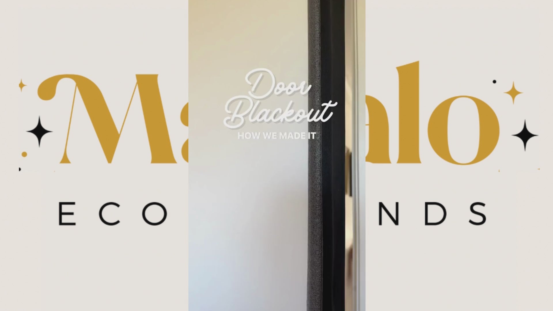 Load video: Mahalo Door Blackouts how to install
